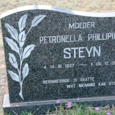 STEYN Petronella Phillipina 1927-1992