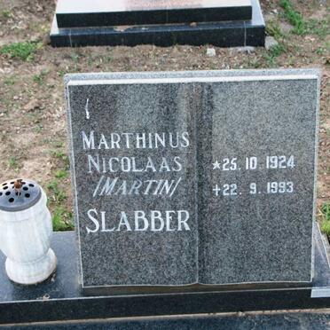 SLABBER Marthinus Nicolaas 1924-1993