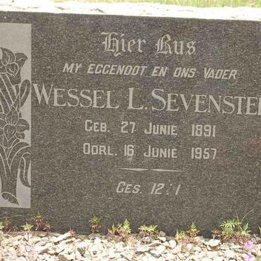 SEVENSTER Wessel L. 1891-1957