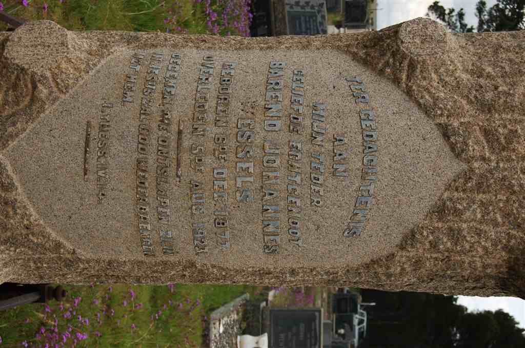 WESSELS Barend Johannes 1892-1923