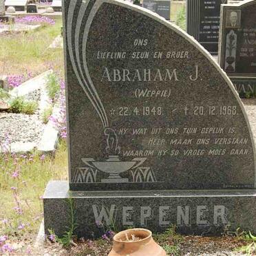 WEPENER Abraham J. 1949-1968