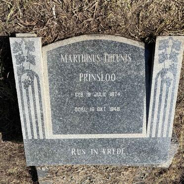 PRINSLOO Marthinus Theunis 1874-1948