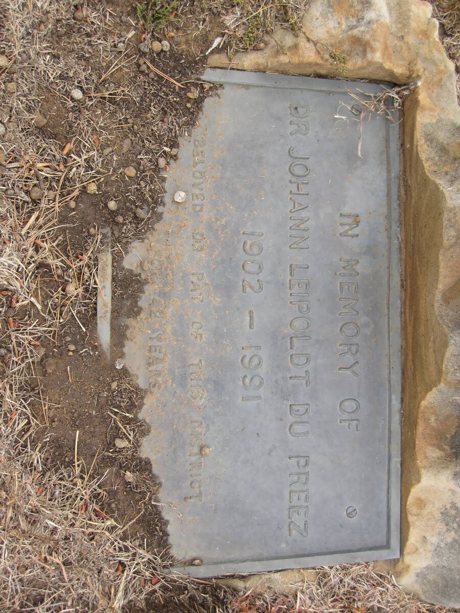 PREEZ Johann Leipoldt, du 1902-1991