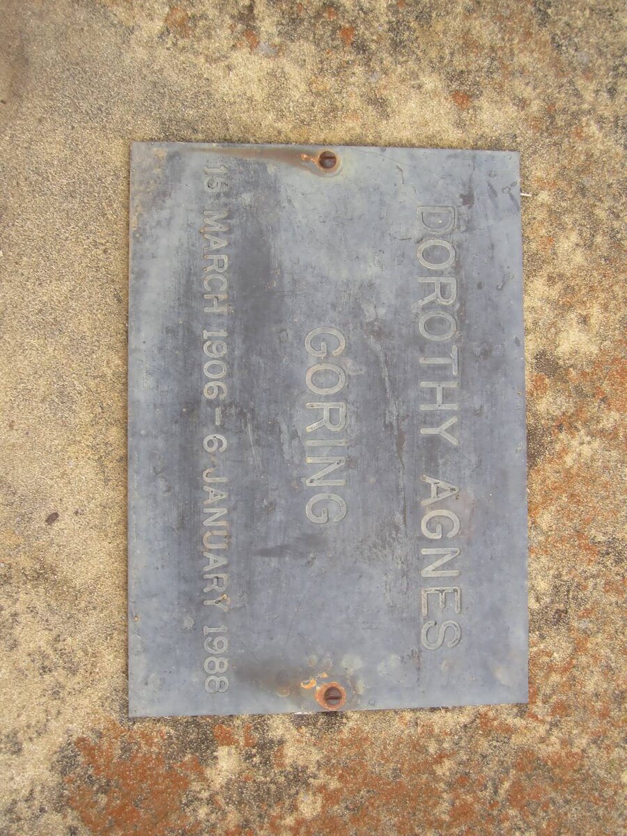 GORING Dorothy Agnes 1906-1988