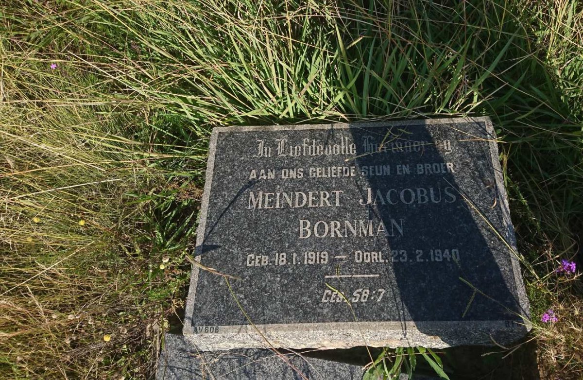 BORNMAN Meindert Jacobus 1919-1940