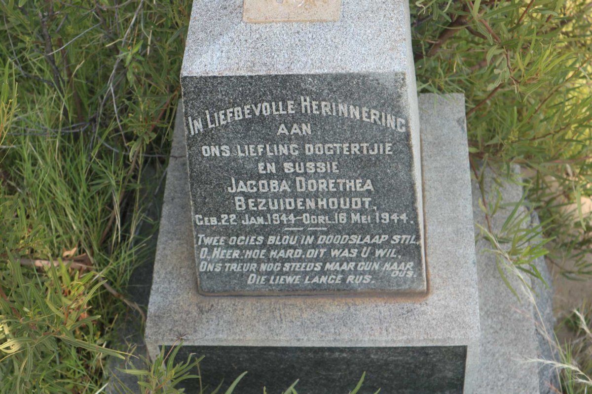 BEZUIDENHOUDT Jacoba Dorethea 1944-1944