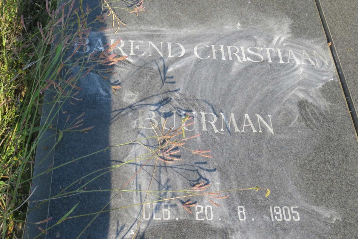 BEZUIDENHOUDT Barend Christiaan Buurman 1905- & Hester Maria HUMAN 1907-1980