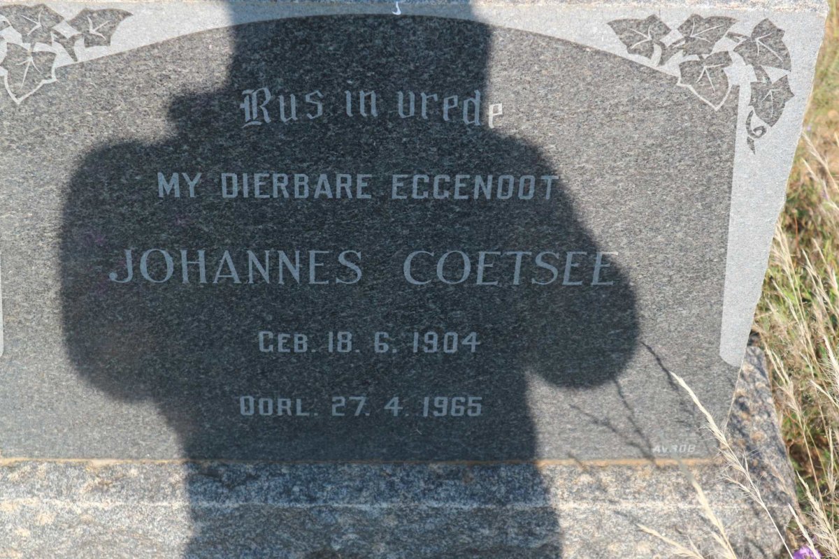COETSEE Johannes 1904-1965