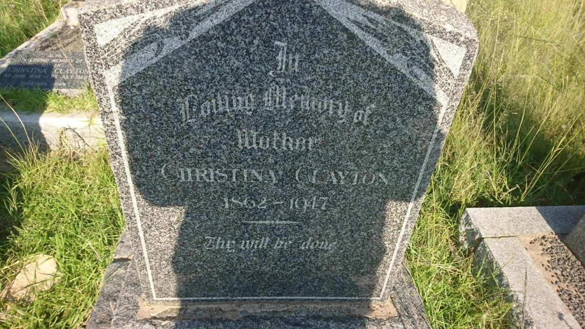 CLAYTON Christina 1862-1947