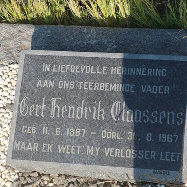 CLAASSENS Gert Hendrik 1887-1967