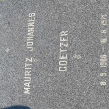 COETZER Mauritz Johannes 1906-1974