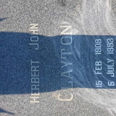 CLAYTON Herbert John 1909-1993