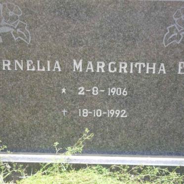 ELS Cornelia Margritha 1906-1992