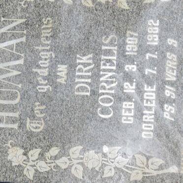 HUMAN Dirk Cornelis 1907-1982