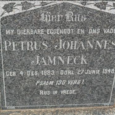 JAMNECK Petrus Johannes 1883-1948