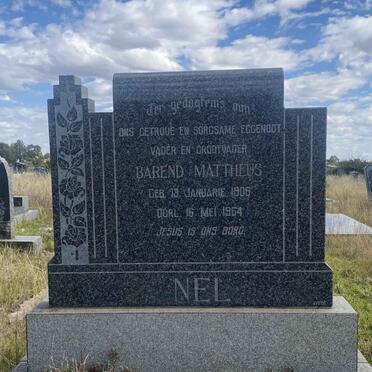NEL Barend Mattheus 1906-1964