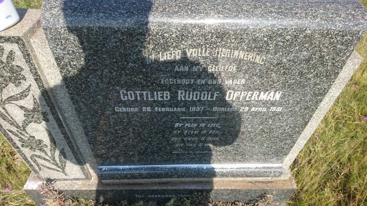 OPPERMAN Gottlieb Rudolf 1897-1951
