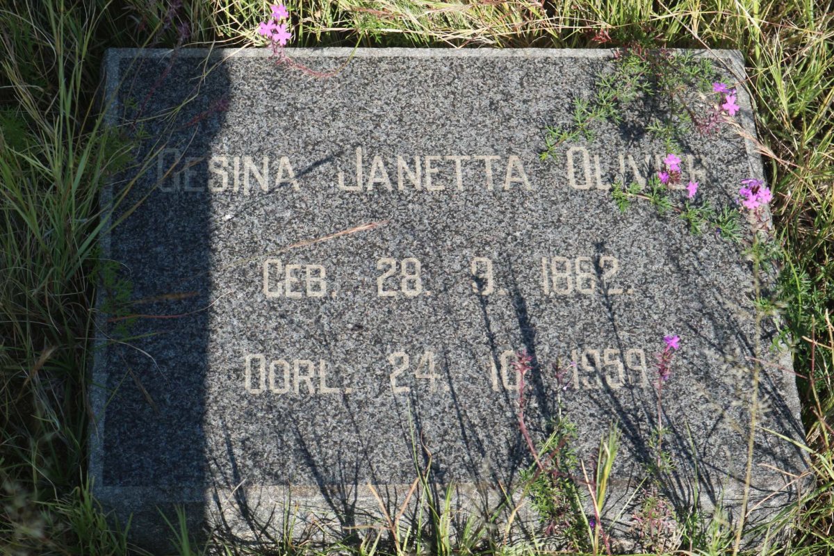 OLIVIER Gesina Janetta 1882-1959
