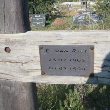 RIET E., van 1905-1990