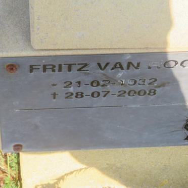 ROOYEN Fritz, van 1932-2008