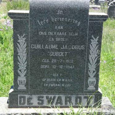SWARDT Guillaume Jacobus, de 1922-1947