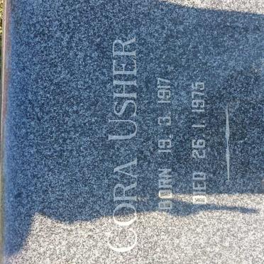 USHER Cora 1917-1975