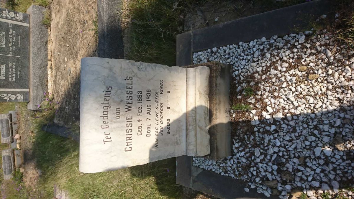 WESSELS Chrissie 1893-1938