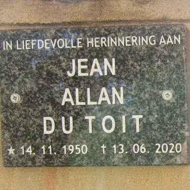 TOIT Jean Allan, du 1950-2020
