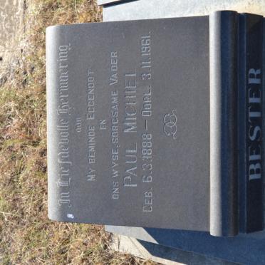 BESTER Paul Michiel 1888-1961