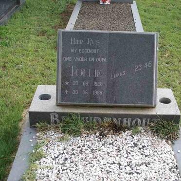 BEZUIDENHOUT Tollie 1928-1986