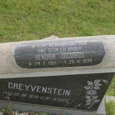 GREYVENSTEIN Hendrik Jacobus 1951-1974