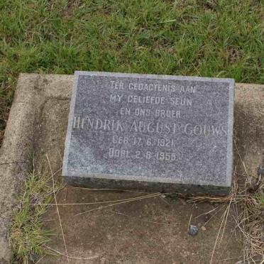 GOUWS Hendrik August 1921-1955