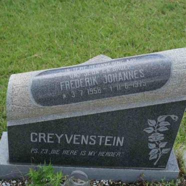 GREYVENSTEIN Frederik Johannes 1958-1979