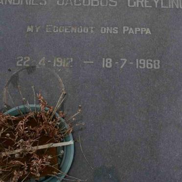 GREYLING Andries Jacobus 1912-1968