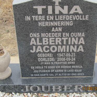 JOUBERT Albertina Jacomina 1947-2008