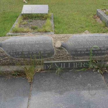 VILLIERS Jan Jacobus, de 1890-1934 &amp; Anna Susanna Elizabeth VOS 1890-1963