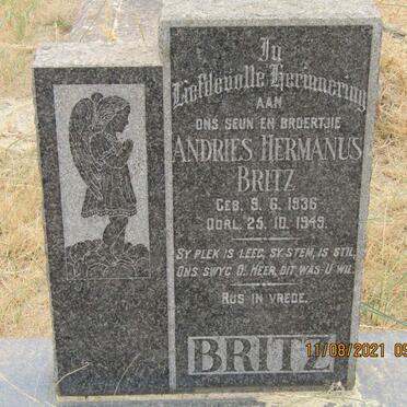 BRITZ Andries Hermanus 1936-1949