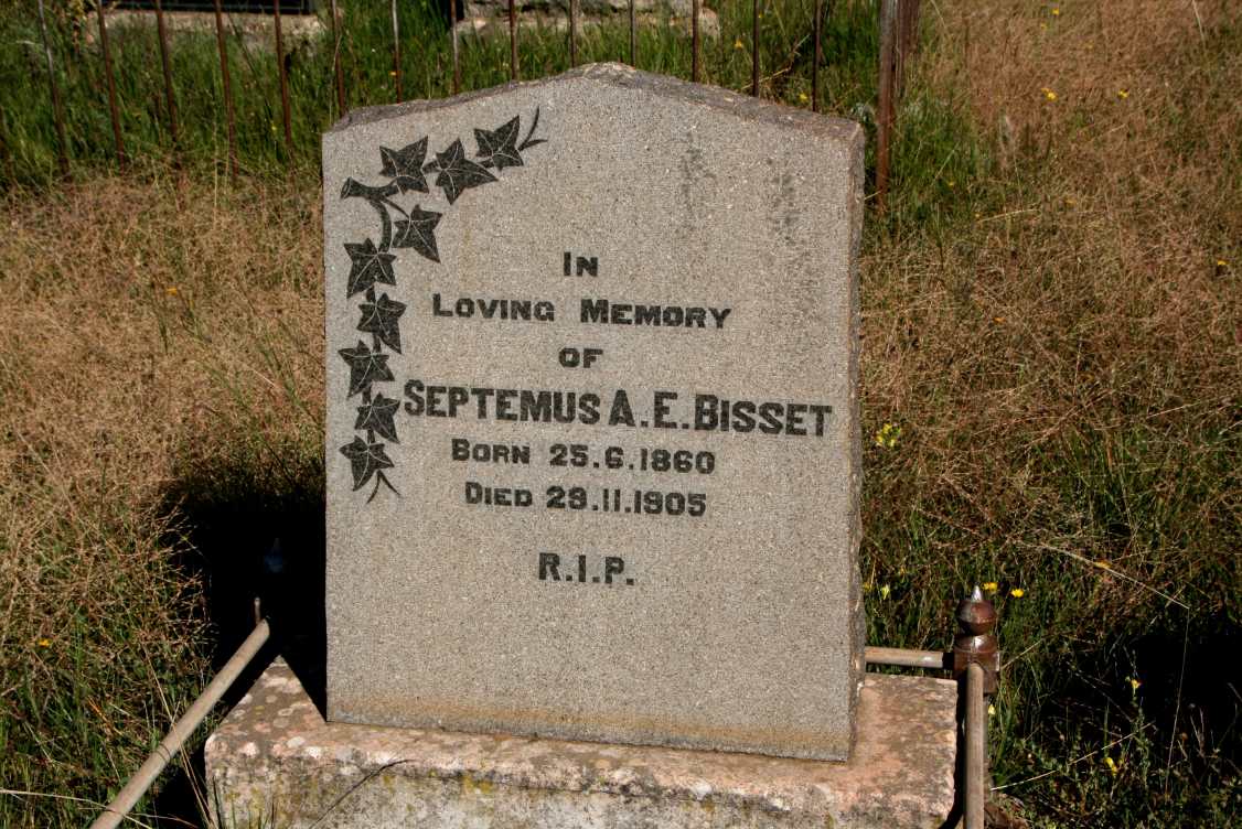 BISSET Septemus A.E. 1860-1905