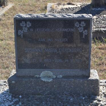 CIERENBERG Susanna Maria 1869-1943