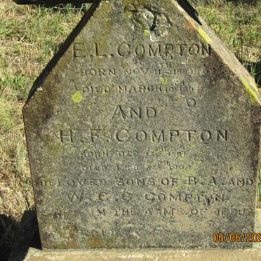 COMPTON E.L. 189?-190? :: COMPTON H.F. 1901-1904