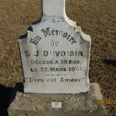 DUVOISIN S.J. -1901