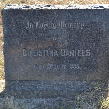 DANIELS Christina -1935