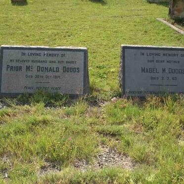 DODDS Prior McDonald  -1914 &amp; Mabel M.  -1963
