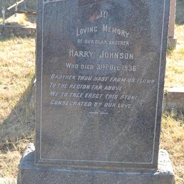 JOHNSON Harry -1936