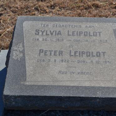 LEIPOLDT Peter 1922-1941 :: LEIPOLDT Sylvia 1918-193?
