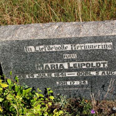 LEIPOLDT Maria 1841-1921