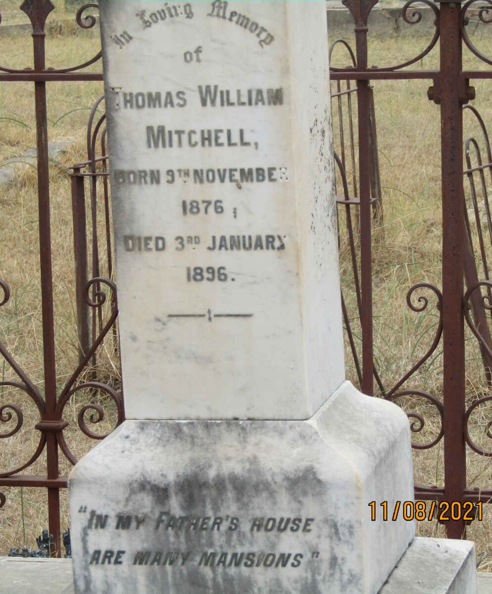 MITCHELL Thomas William 1876-1896
