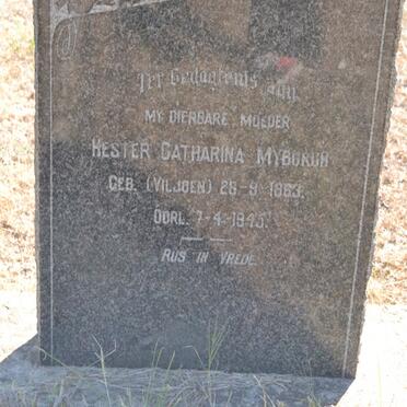 MYBURGH Hester Catharina nee VILJOEN 1863-1945