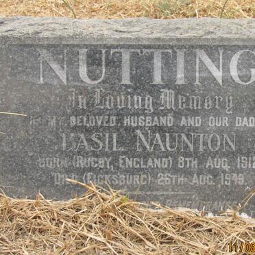 NUTTING Basil Naunton 1912-1949