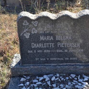 PIETERSEN Maria Helena Charlotte 1930-193?